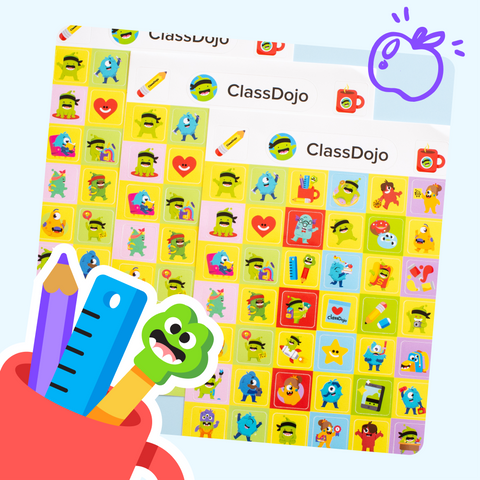 ClassDojo Single Sticker Sheet