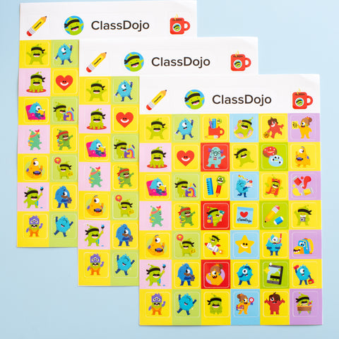 ClassDojo Single Sticker Sheet